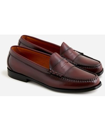 J.Crew Camden Loafers In Leather - Brown