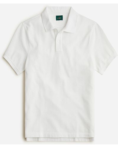 J.Crew Classic Piqué Polo Shirt - White