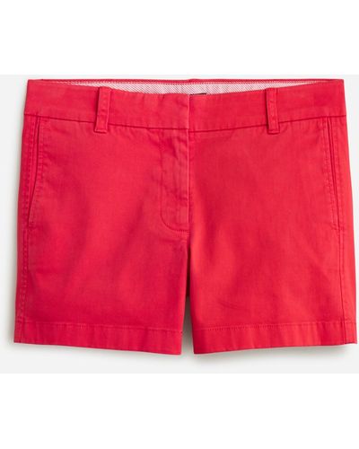 J crew store red shorts