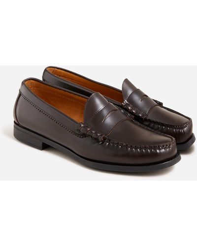 J.Crew Camden Loafers In Leather - Black