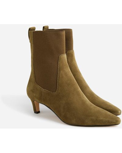 J.Crew Stevie Pull-on Boots In Suede - Brown