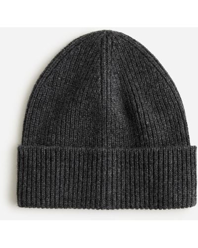 J.Crew Cashmere Beanie - Black