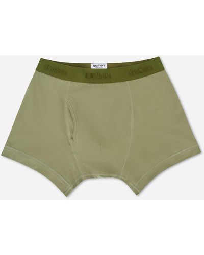 Druthers Tm Organic Cotton Boxer Briefs - Green