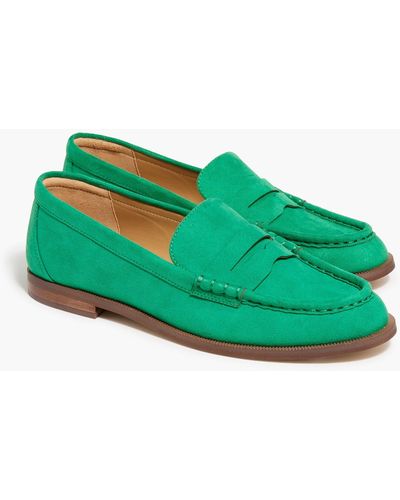 J.Crew Penny Loafers - Green