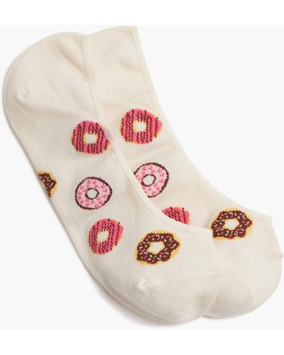 J.Crew Donut No-show Socks - Pink