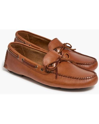 J.Crew Leather Driving Shoes - Brown