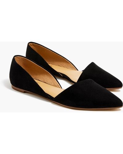 jcrew black flats