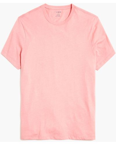 J.Crew Washed Jersey Tee - Pink