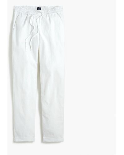 J.Crew Chambray Drawstring Pant - White