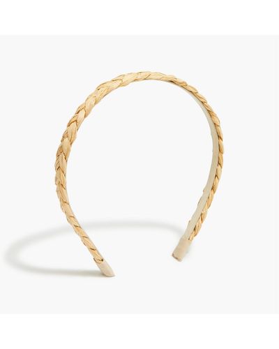 J.Crew Braided Headband - Natural