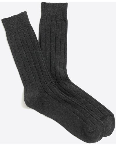 J.Crew Classic Dress Socks - Gray