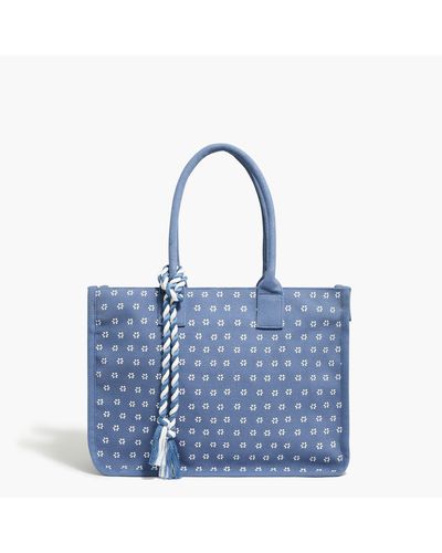 J.Crew Structured Tote Bag - Blue