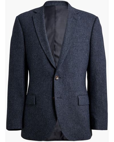 J.Crew Slim-fit Thompson Suit Jacket In Donegal Wool Blend - Blue