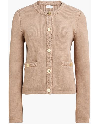 J.Crew Cotton Lady Jacket Cardigan Sweater - Natural