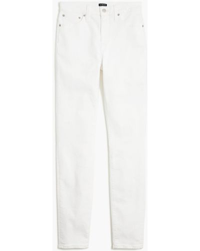 J.Crew Curvy 10" High-rise Skinny Jean In Signature Stretch - White