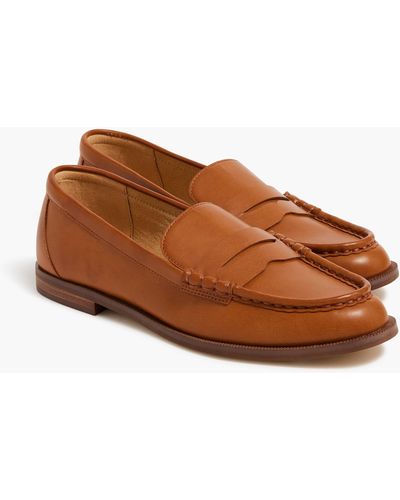 J.Crew Penny Loafers - Brown
