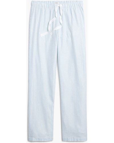  KLL Blue and White Stripes Lightweight Pajama Pants For Women  Comfortable Pyjama Pants Women for Ladies Sweatpants X-Small : Clothing,  Shoes & Jewelry