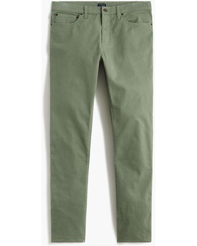 J.Crew Slim-fit Garment-dyed Five-pocket Pant - Green