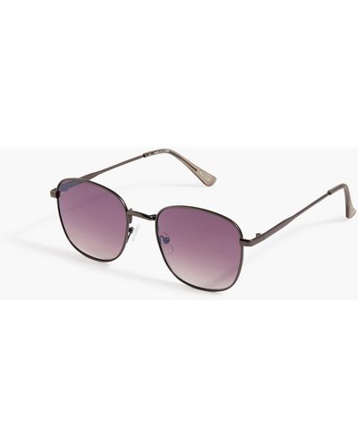 J.Crew Oval-frame Sunglasses - Purple