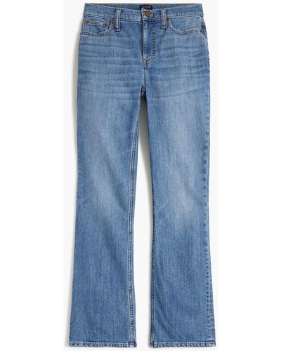 J.Crew Flare Crop Mid-rise Jean In All-day Stretch - Blue