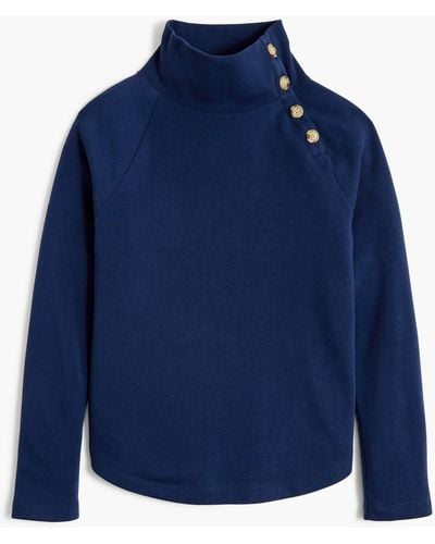 J.Crew: Magic Rinse™ Half-zip Sweatshirt For Women