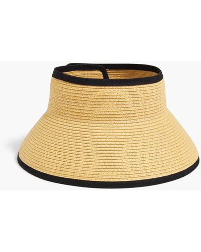 J.Crew Packable Straw Visor - Natural