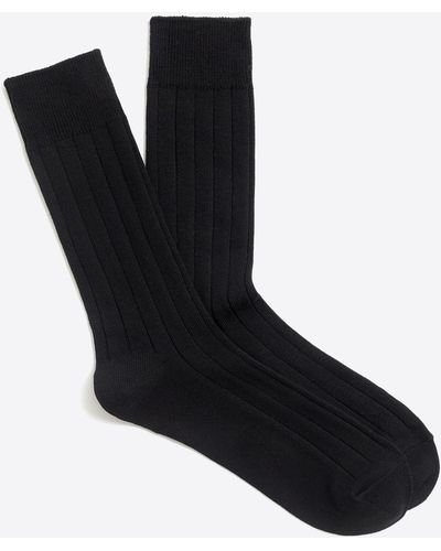 J.Crew Classic Dress Socks - Black