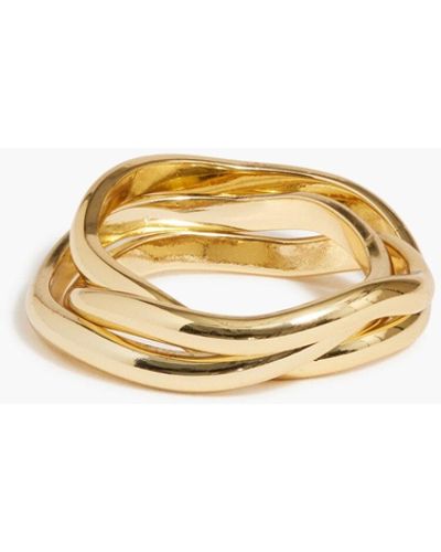 J.Crew: Sculptural Gold Rings Set-of-three For Women