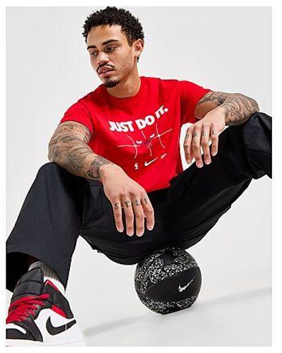 Nike Nba Chicago Bulls Just Do It T-shirt - Black