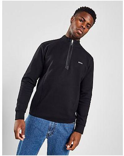 BOSS 1/2 Zip Sweatshirt - Nero