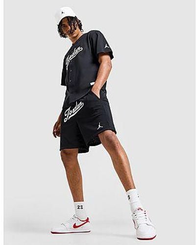 Nike Logo Mesh Shorts - Black