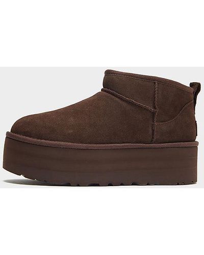 UGG Classic Ultra Mini Platform Boots - Marron