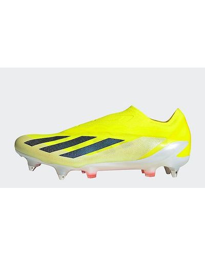 adidas X Crazyfast Elite Laceless Soft Ground Boots - Yellow