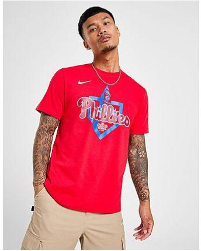 Nike Mlb Philadelphia Phillies Hometown T-shirt - Red