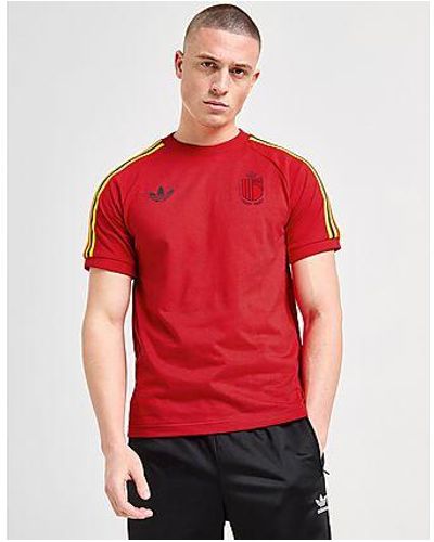 adidas Originals Belgium 3-Stripes T-Shirt - Rosso
