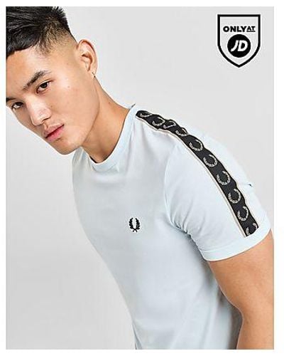 Fred Perry Tape Ringer T-Shirt - Nero