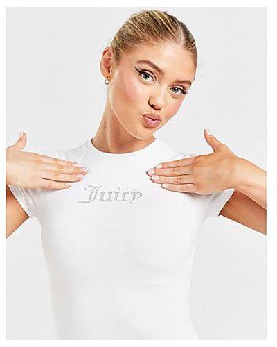 Juicy Couture T-shirt Diamante Slim - Noir