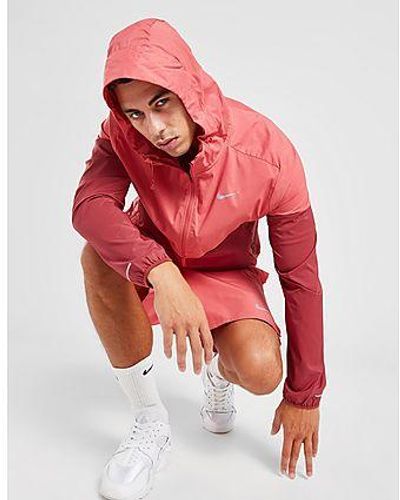 Nike Veste de running déperlante Windrunner - Rouge