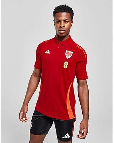 adidas Polo Pays de Galles Tiro 24 - Rouge