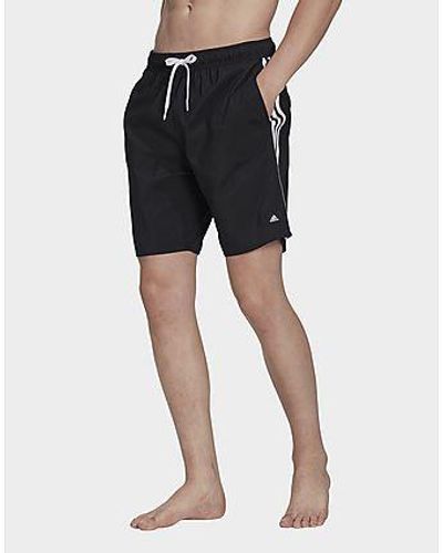 adidas 3-stripes Clx Swim Shorts - Black