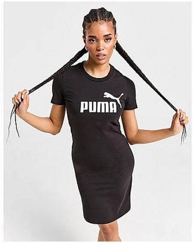 PUMA Essential Logo T-Shirt Dress - Nero