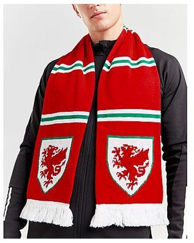 Official Team Wales Bar Scarf - Red