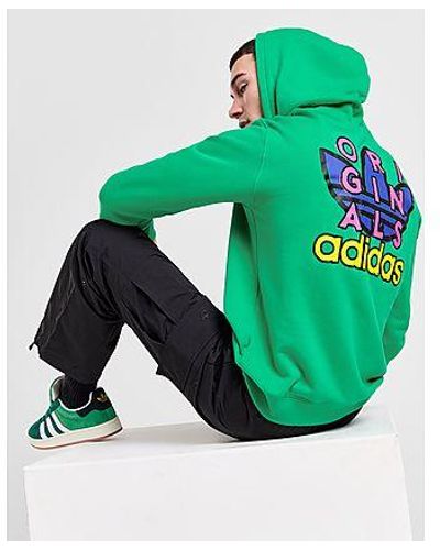 adidas Originals Sweat à Capuche Trefoil - Vert