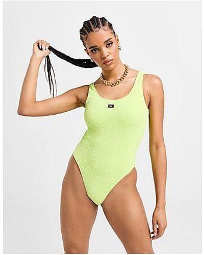 Calvin Klein Cut Out Swimsuit - Nero