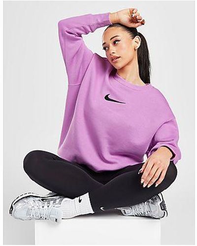Nike Swoosh Sweatshirt für Frauen - Bis 50% Rabatt | Lyst DE