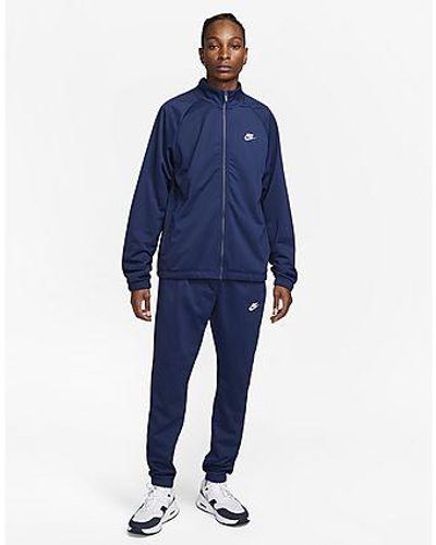 Nike Poly Knit Tracksuit - Blue