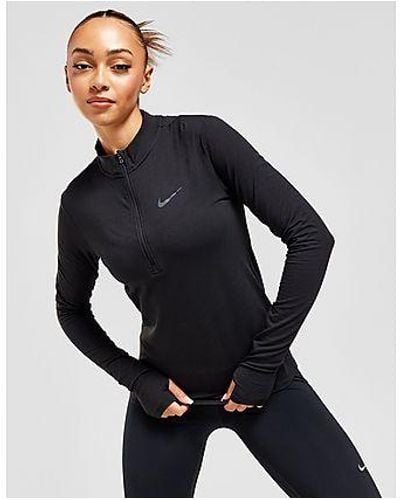 Nike Running Swift Wool 1/2 Zip Top - Black