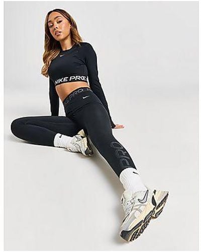 Nike Training Pro Graphic Leggings - Black
