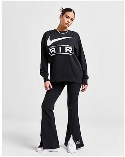 Nike Air Oversized Crew Sweatshirt - Black
