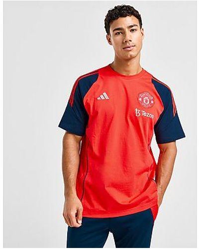 adidas Manchester United Fc 3-stripes T-shirt - Red